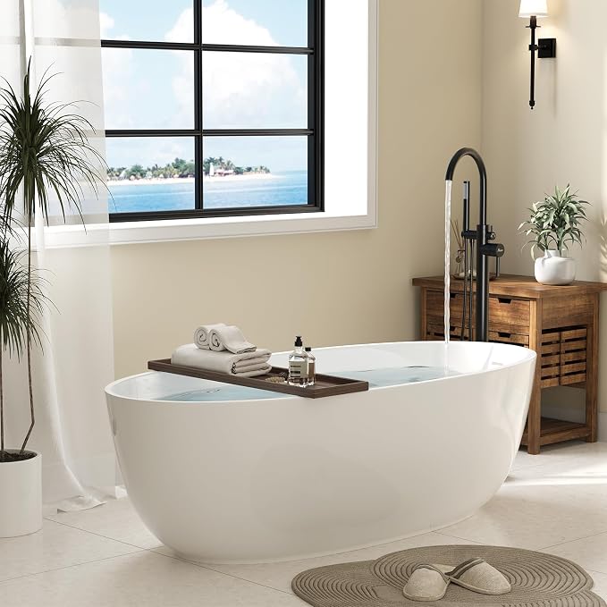 Freestanding Bathtub Faucet, Floor Mount Bathtub Faucet - Image 6