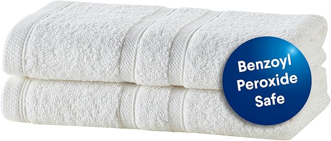 CLOROX Bleach Friendly Towels, Quick Dry, 100% Cotton Hand Towels, Highly by MainstreamInternational