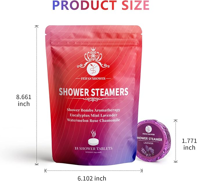 Shower Steamers Aromatherapy, Organic Eucalyptus Mint Rose Lavender Chamomile - Image 9