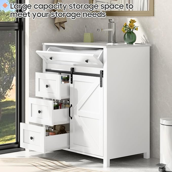 Vabches 30 Inch Bathroom Vanity - Image 4