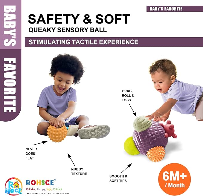 Sensory Balls for Toddlers 1-3, Montessori Toys for Babies 6-12 Months - Image 5