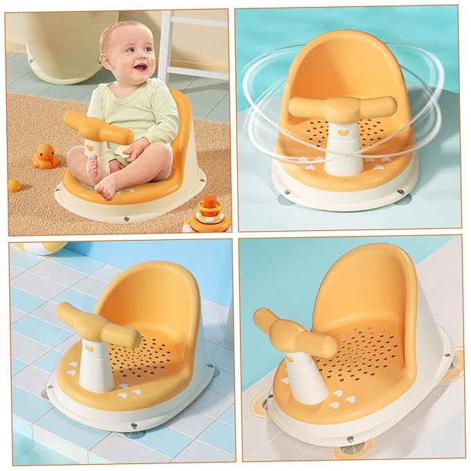 Bath Seat for Months Nonslip Portable Bathtub Support - Image 4