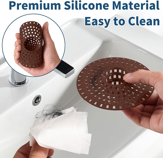 Bathtub Drain Hair Catcher, Tub Shower Drain Hair Trap/Strainer - Image 5