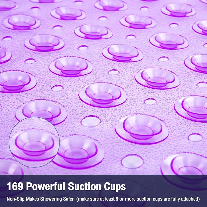 Square Shower Bathtub Mat Non Slip - Image 3