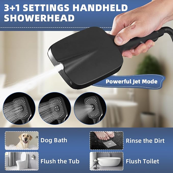 12" High Pressure Rain/Rainfall Shower Heads - Image 3