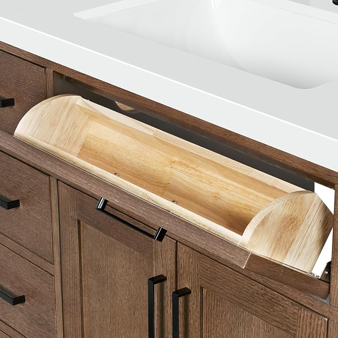 ARIEL Hepburn 61 Inch Single Rectangle Sink Bathroom Vanity - Image 14