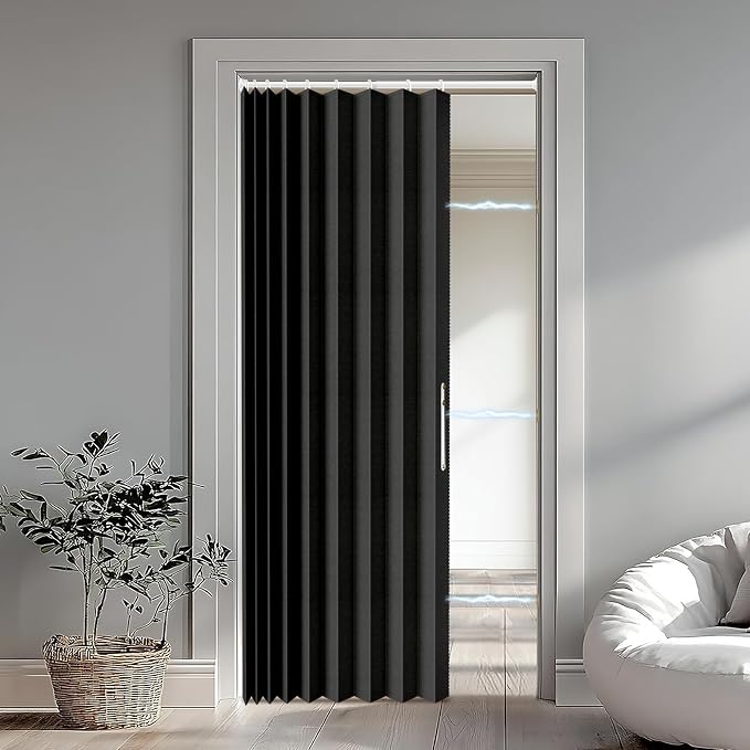 Accordion Door Curtain Set by JILRON