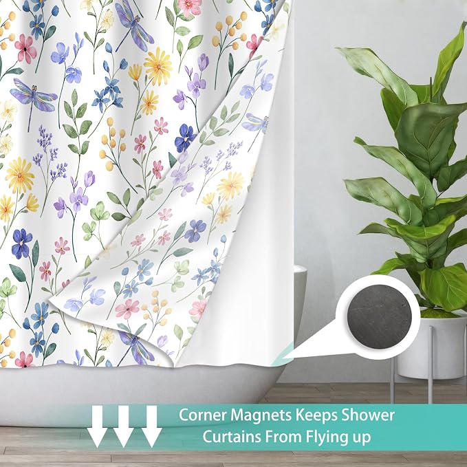 No Hook Shower Curtain Set - Image 7