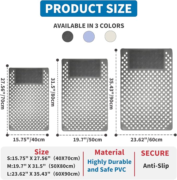 Bath Tub Shower Mat with Soft Shower Foot Scrubber Mat - Image 2