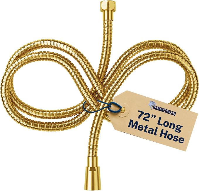 HammerHead Showers Solid Metal Shower Hose Attachment by HammerHeadShowers