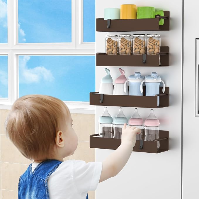 4 Pack Magnetic Spice Rack Organizer - Image 7