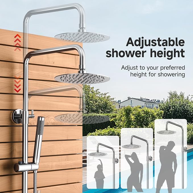 Rainsworth Outdoor Shower Kit Chrom - Image 6
