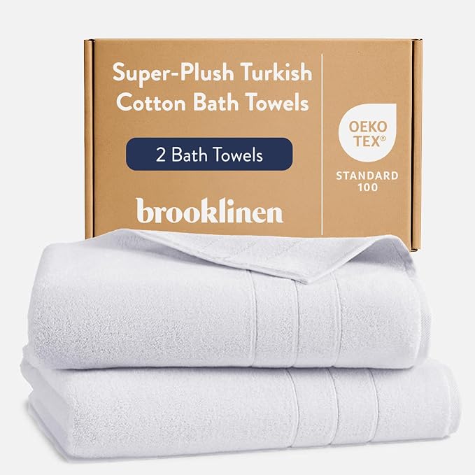 Brooklinen Super-Plush Turkish Cotton Bath Towels by Brooklinen