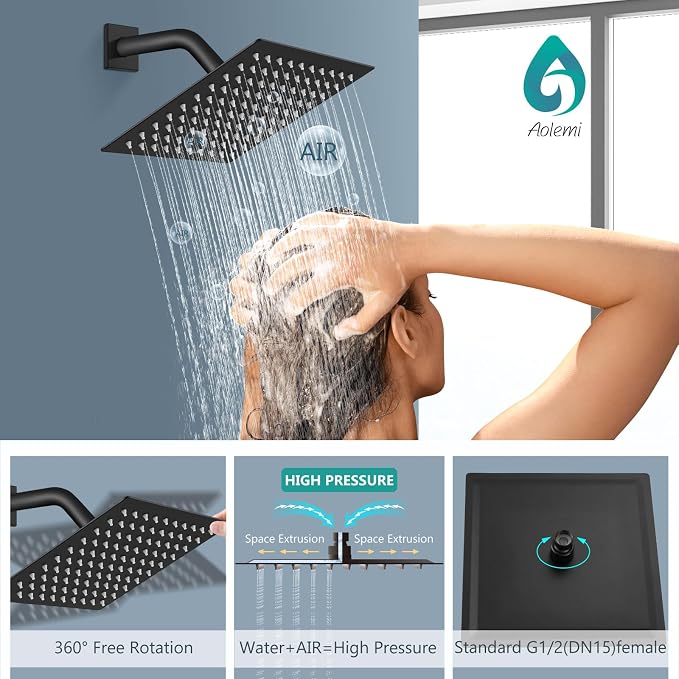 Aolemi Shower Faucet Set, High Pressure Shower System - Image 7