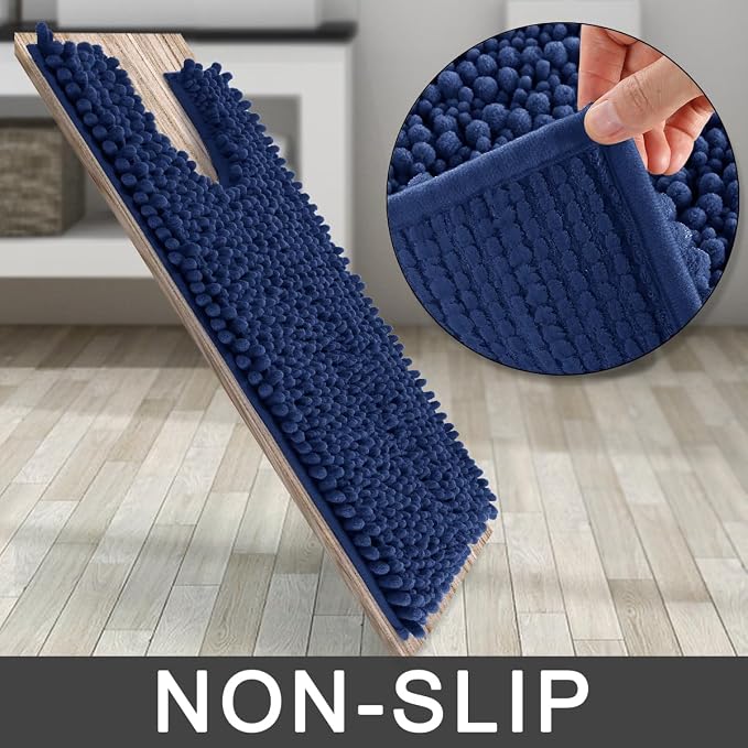 Yimobra Toilet Rug U Shaped Washable 24x24 Inch - Image 4
