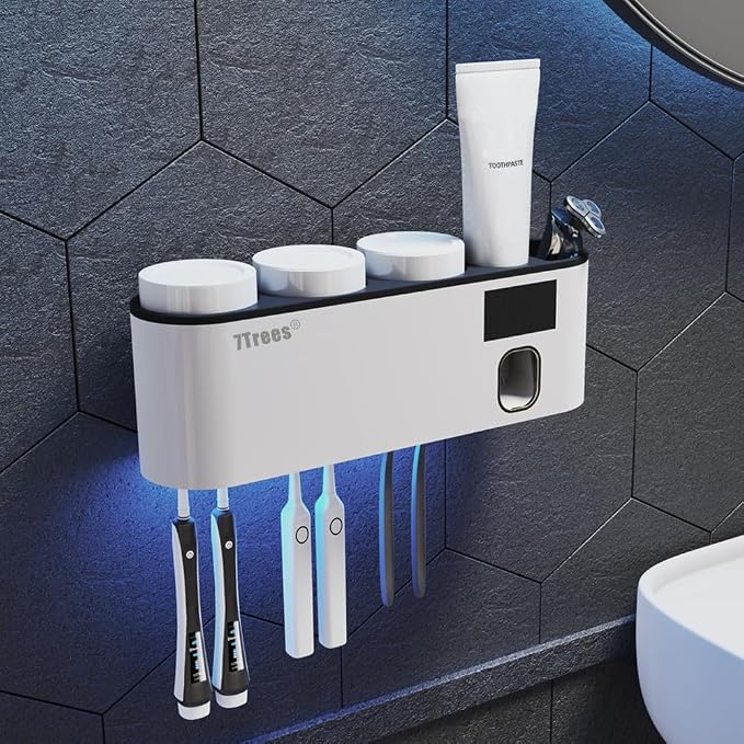 Toothbrush Cleaning Holder, Self Adhesive Toothbrush Holder - Image 2