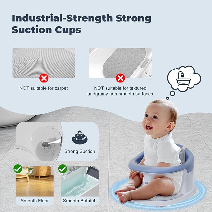 Baby Bath Seat-for Babies 6 Months & up - Image 6