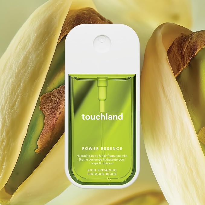 Touchland Hydrating Body & Hair Fragrance Mist, Rich Pistachio, 2 FL. OZ. - Image 3