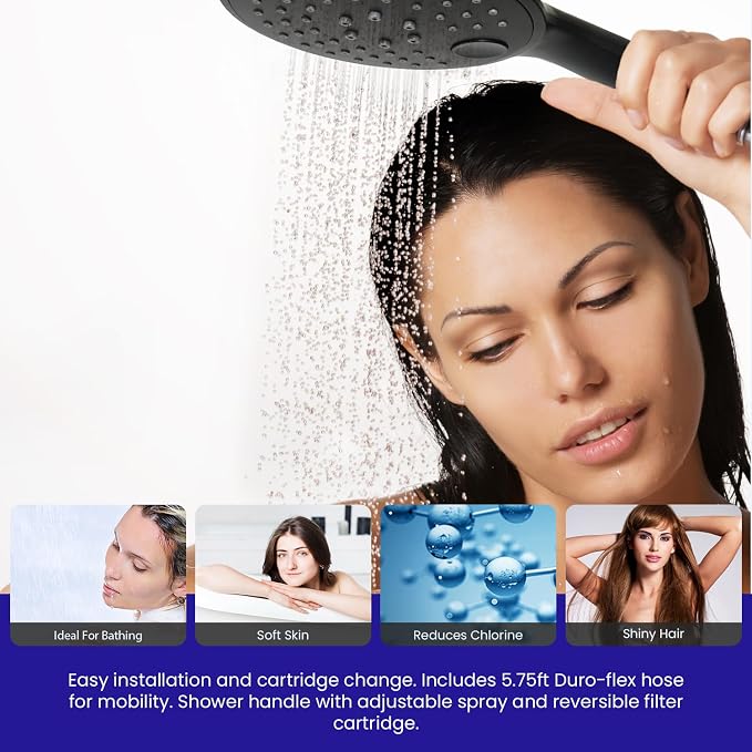 Crystal Quest Luxury Handheld Shower Power Filtration System - Image 6
