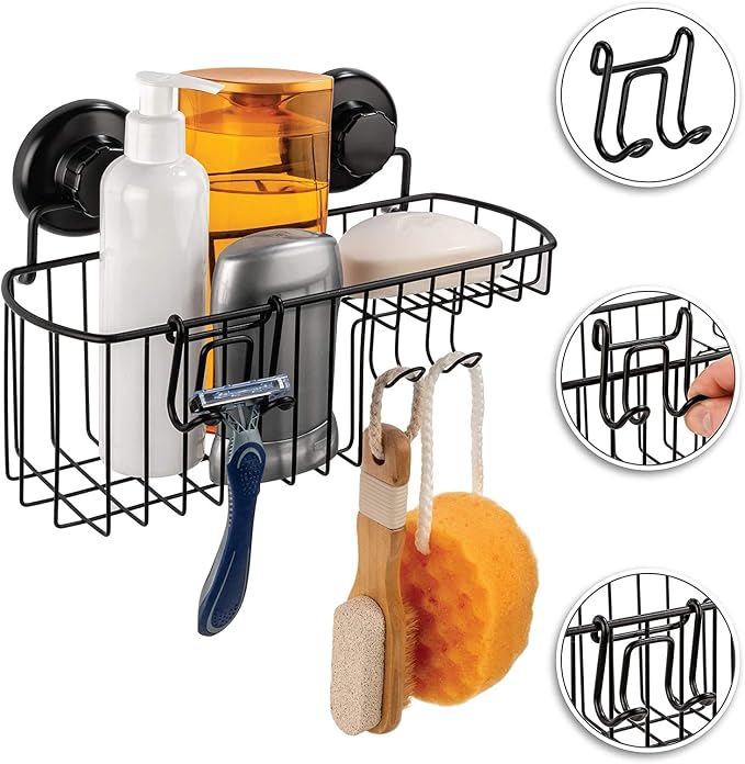 HASKO Shower Caddy Suction Cup, Shower Shelf - Image 3
