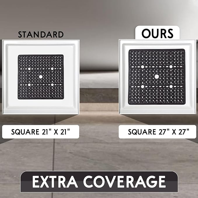 ENKOSI Large Square Shower Mat - Image 5