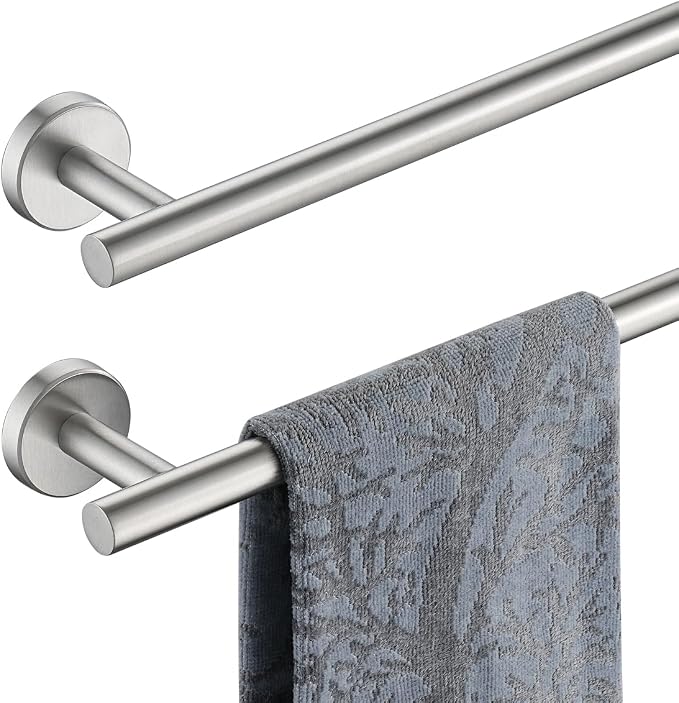 JQK Bath Towel Bar, 27 Inch 304 Stainless Steel Thicken 0.8mm Towel Rack by Homeimprovement