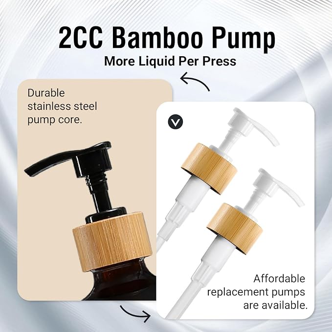 MOMEEMO White Soap Dispenser Bathroom Set, Soap and Lotion Dispenser Set - Image 5