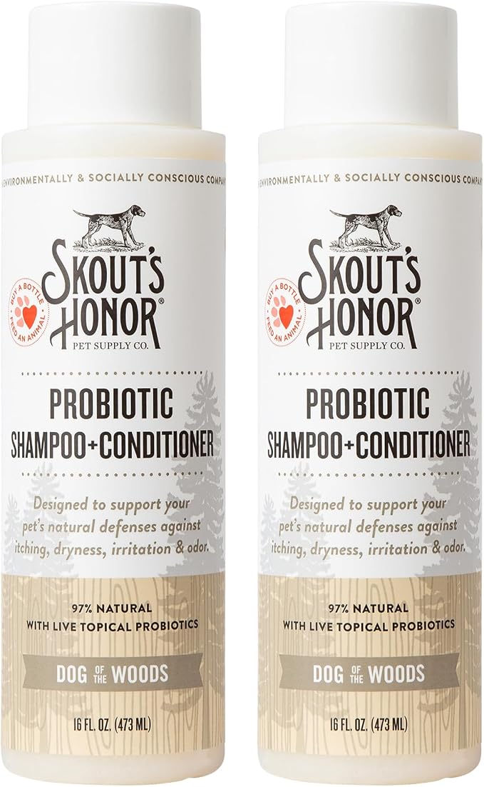 Skout's Honor Probiotic Pet Shampoo & Conditioner by SKOUTSHONOR