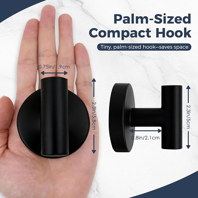 Heavy Duty Suction Cup Hooks for Glass Window, Removable Shower Hooks for - Image 2