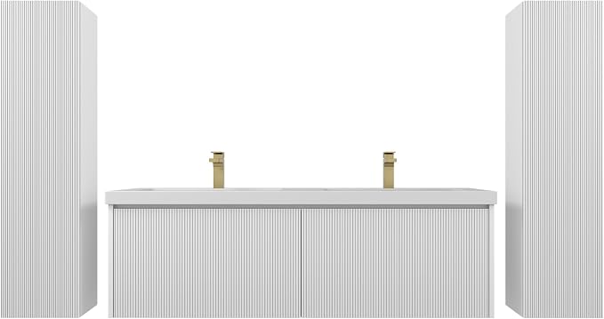 Blossom 60 Inch Double Sink Bathroom Vanity - Image 8