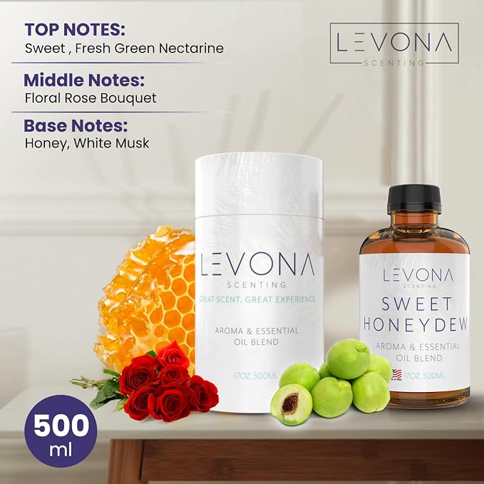 Levona Scent Oil Diffuser Essential Oils: Essential Oils Home Luxury Scents - Image 2