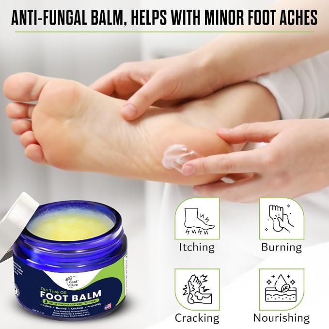 FOOT CURE Tea Tree Oil Balm – Moisturizer - Image 5