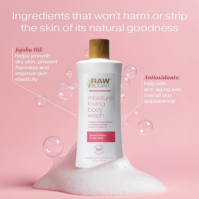 RAW SUGAR Moisture Loving Body Wash - Image 3