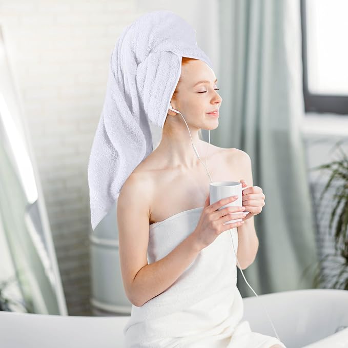 Utopia Towels 4 Pack Premium Extra Large Bath Towels Set, 100% Ring Spun Cotton - Image 2