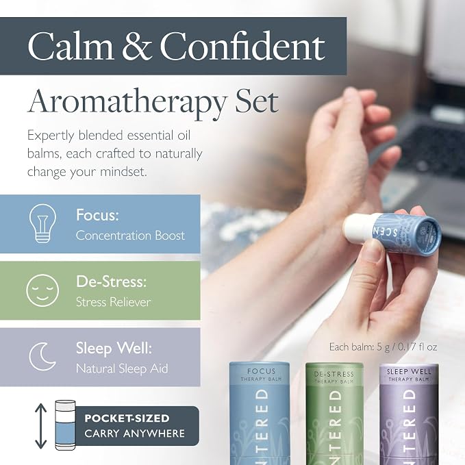 Scentered Aromatherapy Balm Gift Set - Image 2