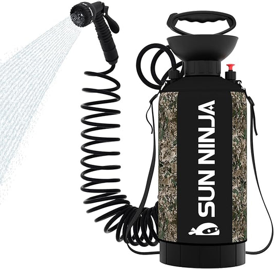SUN NINJA Portable Shower, Camping Shower by SunNinja