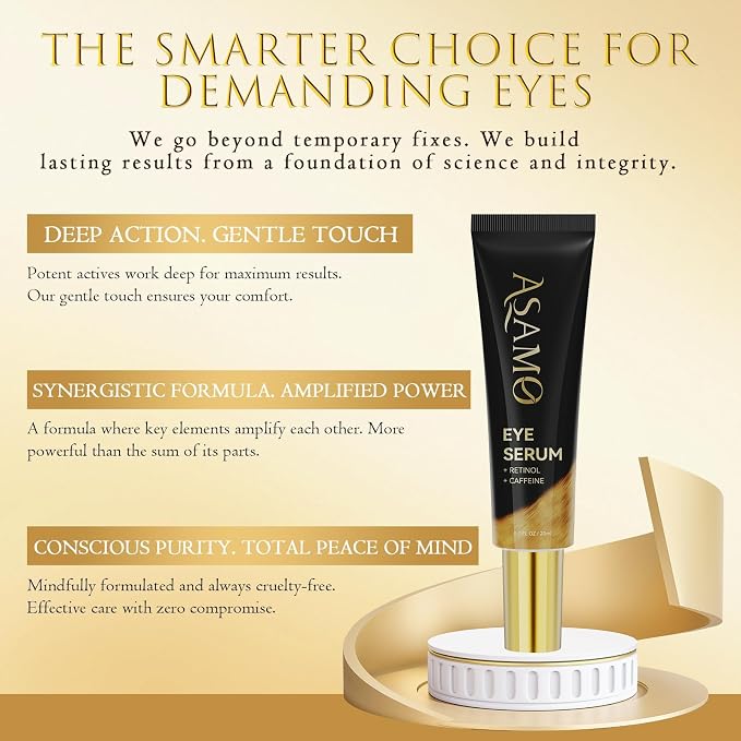 ASAMO Retinol & Vegan Collagen Eye Serum - Image 8