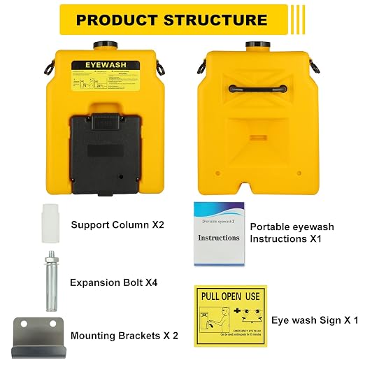 Portable Eyewash-Station Emergency OSHA-Approved Yeipower - Image 6