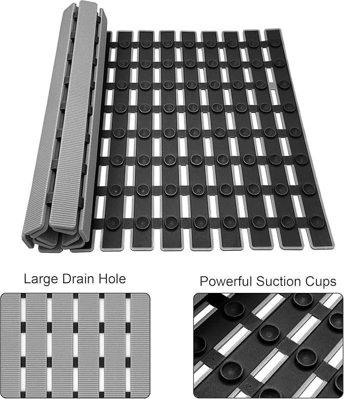 MBOSS Bathtub Mat Non Slip, Shower Mat - Image 8