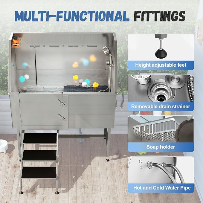 Albott 50 in Professional Dog Washing Station - Image 7