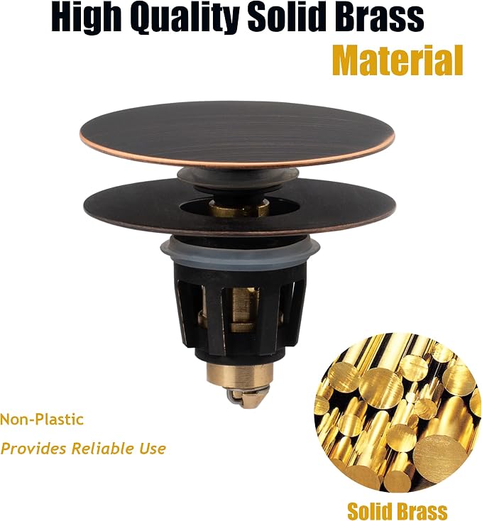 Artiwell Universal Bathroom Sink Drain Stopper, Fits Most Pop-Up Drains - Image 7