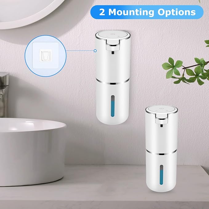 4 Pack Automatic Soap Dispensers, 12.8oz/380ml USB Touchless Automatic Foaming - Image 5