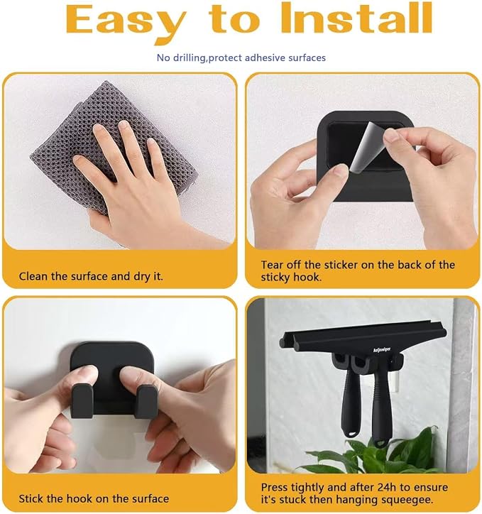 All-Purpose Shower Squeegee for Glass Doors - Image 8