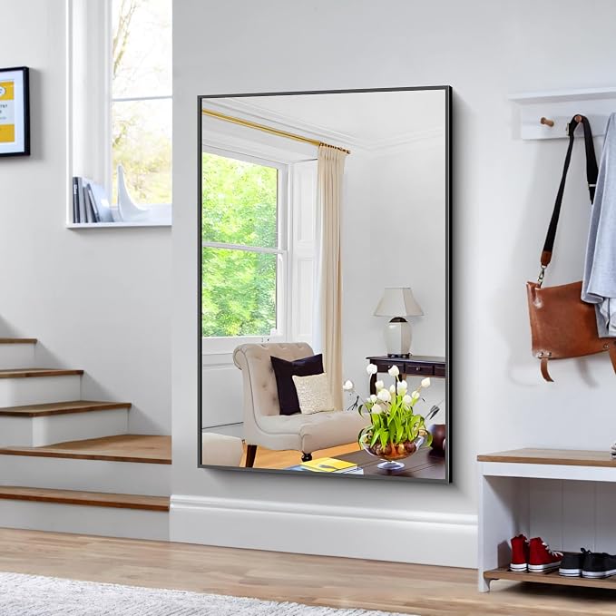BONEWEI Bathroom Mirror, 60x40 inch Bathroom Mirrors - Image 6