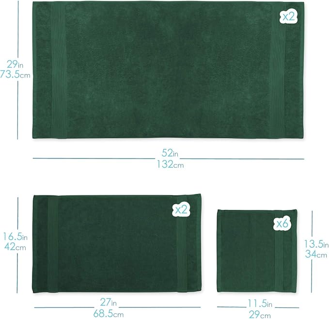 Hearth & Harbor Bath Towels for Bathroom - Image 8
