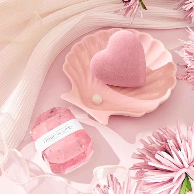 for Women, Self Care Get Well Soon Gifts, Luxury Rose Spa Bath Gift Basket - Image 6
