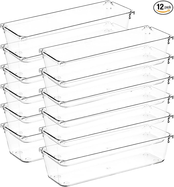 12 Pack Drawer Organizer by Ravinte+Decor