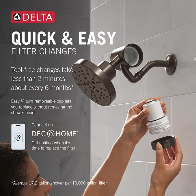 Delta Faucet Clarifi Premium Shower Filter Attachment - Image 3