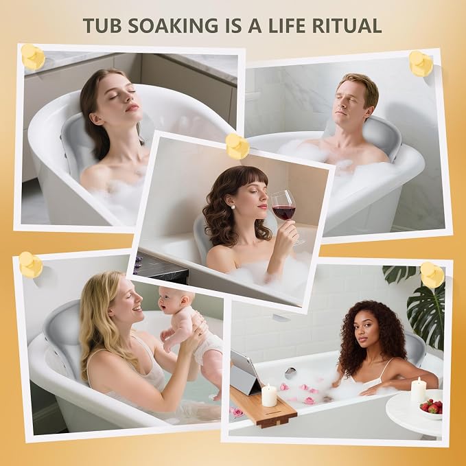 Inflatable Bath Pillows for Tub - Image 7