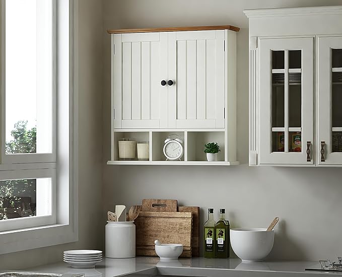 ChooChoo Bathroom Cabinet Wall Mounted 2-Door - Image 5